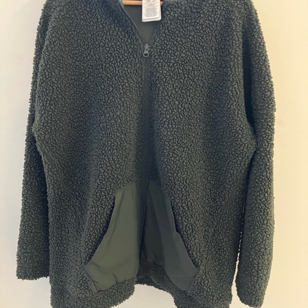 adidas Teddy Jacket - Olive Green